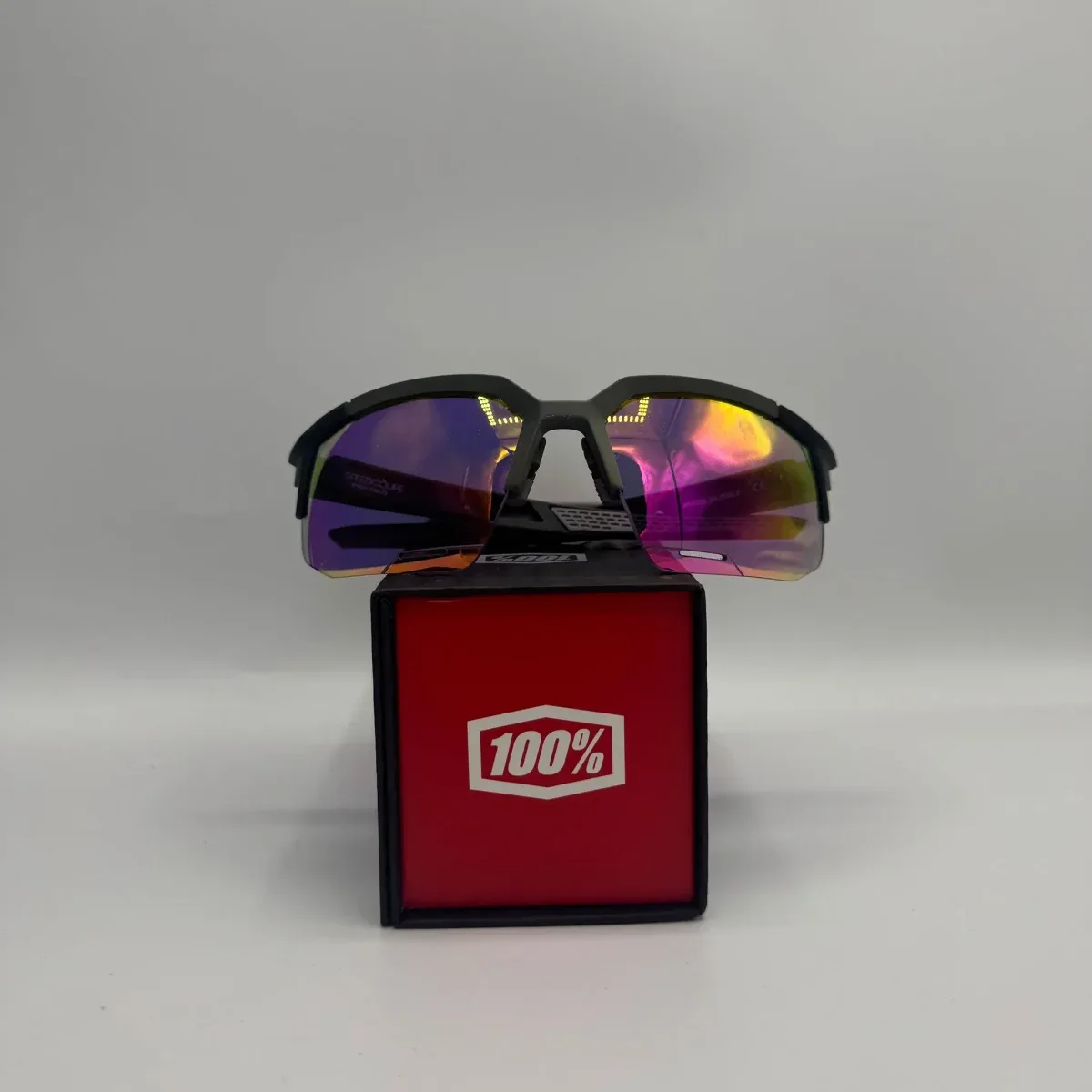 Gafas 100% Speedcoupe Gris/Morado - Imagen 2