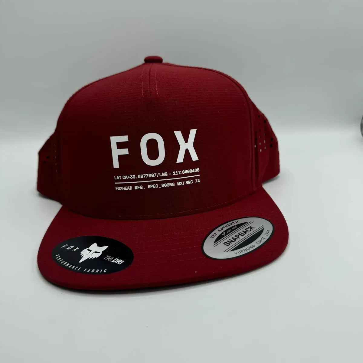 Gorra Fox Visera Plana Roja - Imagen 2