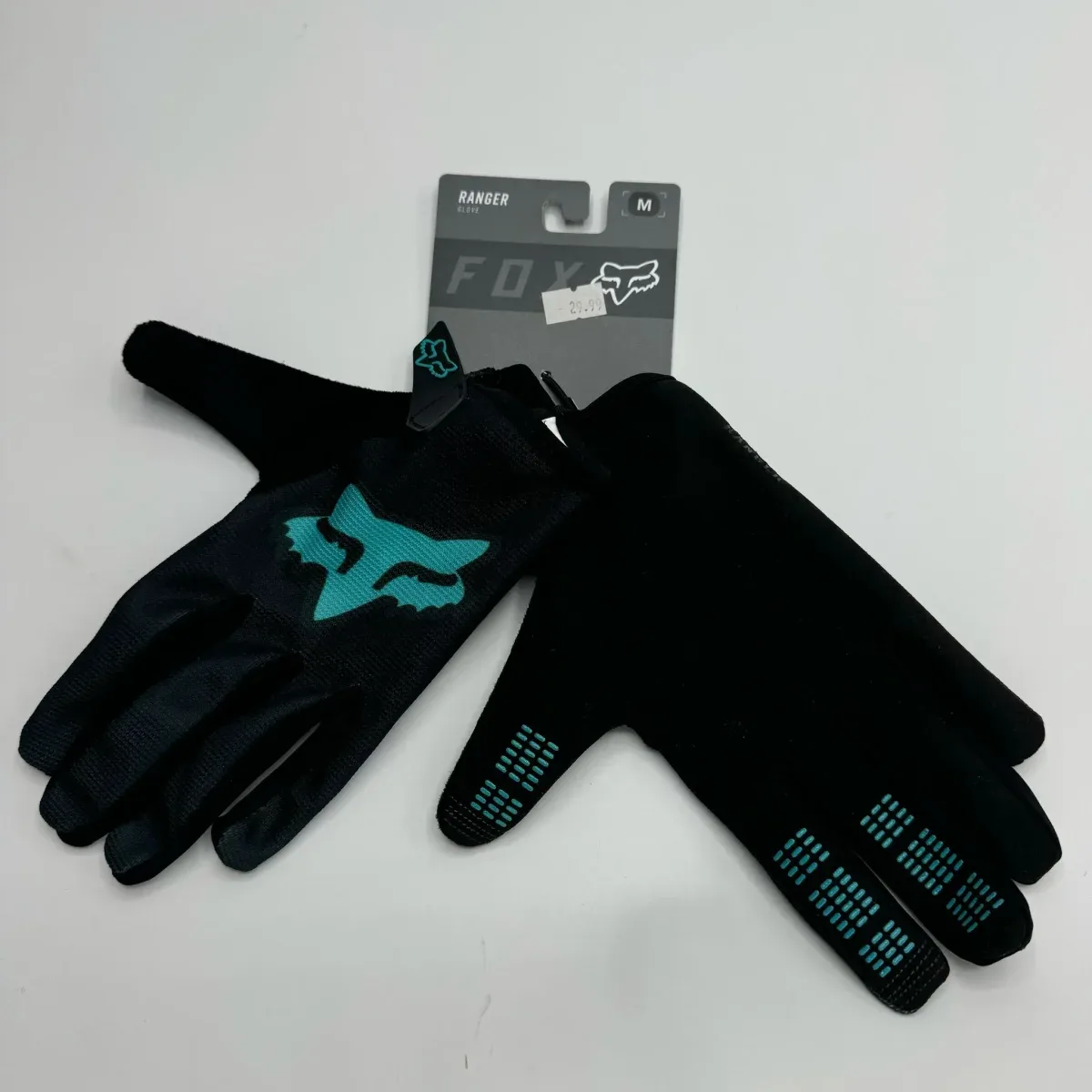 Guantes Fox Ranger Negro y Azul - Imagen 2