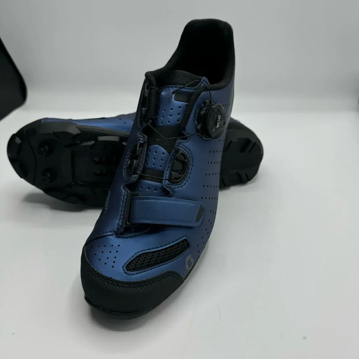 Zapatos Scott MTB Comp BOA Azul Metalico - Imagen 2