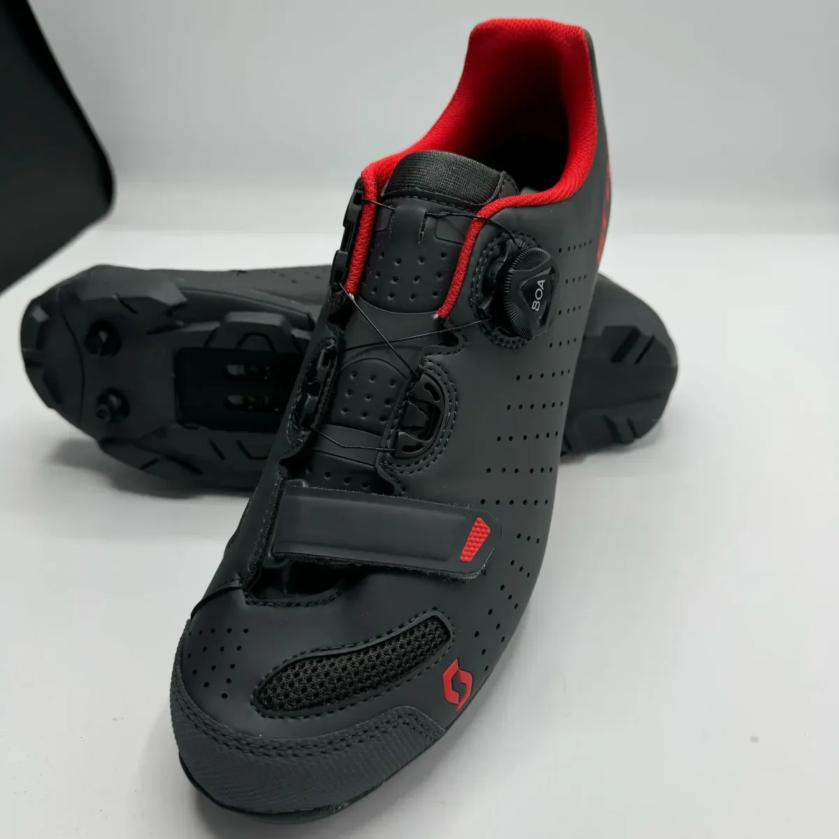 Zapatos Scott MTB Comp BOA Gris / Rojo - Imagen 2