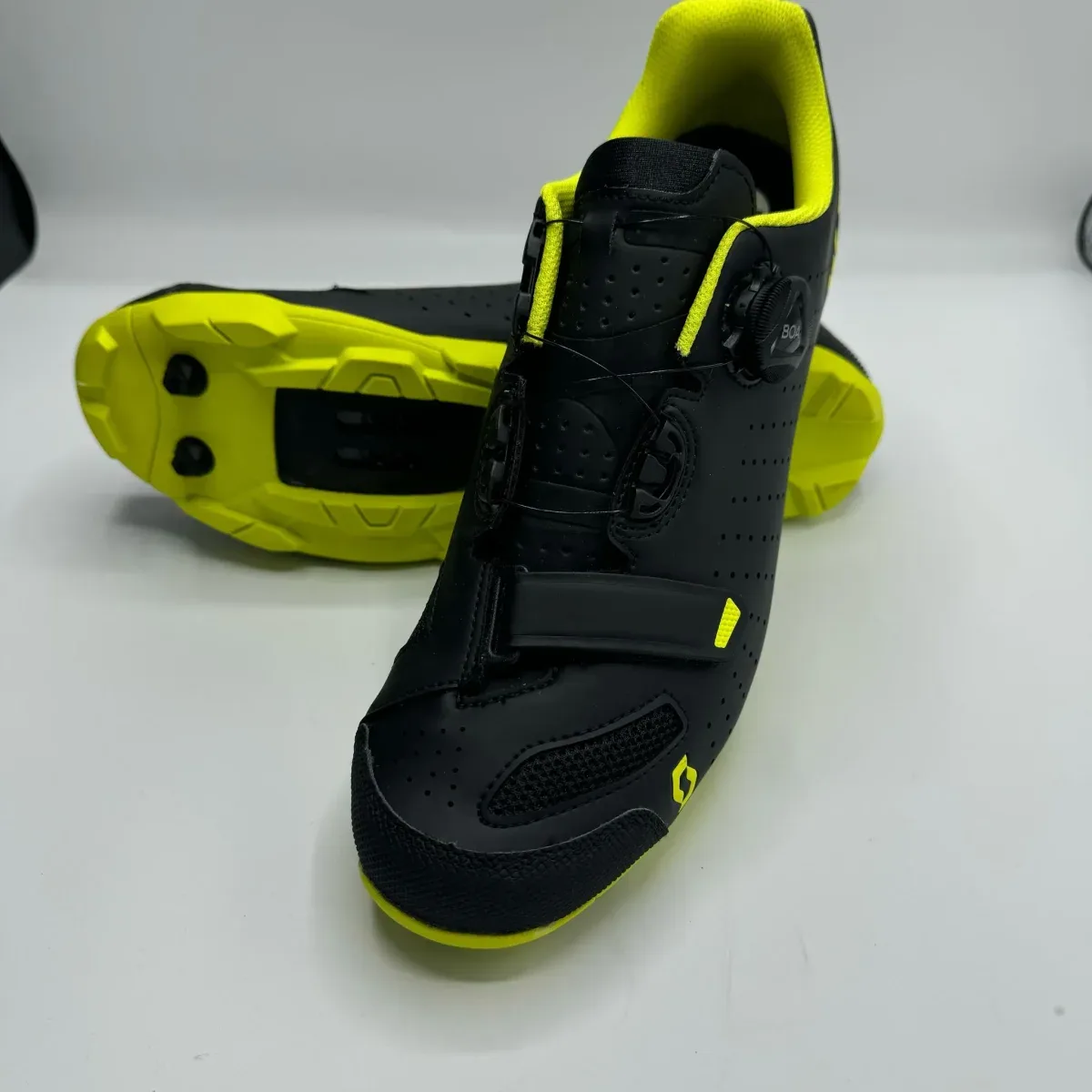 Zapatos Scott MTB Comp BOA Negro/Amarillo - Imagen 2